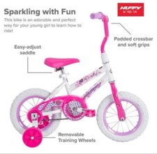 Bicicleta infantil Huffy Sea Star 12", rodas 12", crianças de 3+ anos, criança, branca, usado comprar usado  Enviando para Brazil