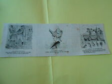 Caricature vignette 1881 d'occasion  Bourgoin-Jallieu