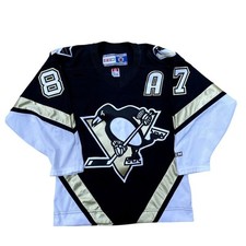 Camiseta masculina Pittsburgh Penguins #87 Sidney Crosby ano de novato CCM NHL tamanho P comprar usado  Enviando para Brazil