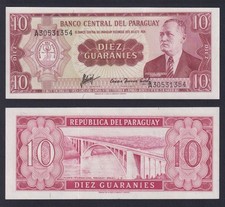 Banconota paraguay guaranies usato  Chieri