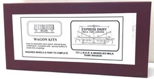 KIT VAGÃO TANQUE DE LEITE COM 6 RODAS 7MM/O POW SIDES LNER REQUER RODAS PARA COMPLETAR, usado comprar usado  Enviando para Brazil