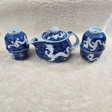Tea set blue for sale  Belmont