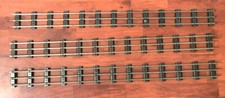 Usado, Lote de 3 trilhos retos vintage de brinquedo 37" de comprimento x 3-1/4" comprar usado  Enviando para Brazil