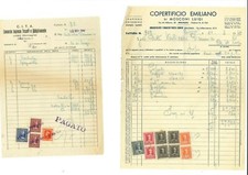 Fatture 1949 consorzio usato  Imola