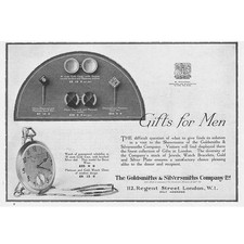 Goldsmiths & Silversmiths Co, Regent Street, Londres - Anúncio Vintage 1925 comprar usado  Enviando para Brazil