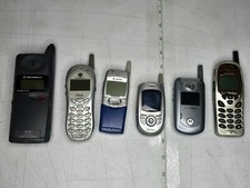 Lote de 6 teléfonos celulares vintage abatibles y candybar sin probar Motorola Samsung Verizon segunda mano  Embacar hacia Mexico