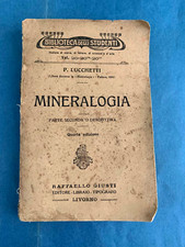 Libretto mineralogia lucchetti usato  Gragnano