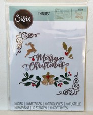 Sizzix christmas dies for sale  DONCASTER