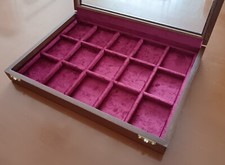 Wooden display case usato  Due Carrare