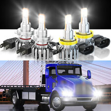 4 Piezas PARA Kenworth T370 T660 T600 T270 T800 T470 Bombilla Faro LED haz alto + bajo segunda mano  Embacar hacia Argentina