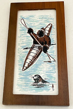 Vintage ceramic plaque for sale  Tacoma
