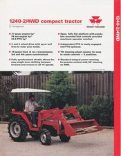 FOLHETO DE TRATORES MASSEY FERGUSON 1240-2 comprar usado  Enviando para Brazil