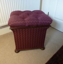Victorian upholstered ottoman for sale  MELROSE