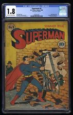 Superman cgc 1.8 for sale  Montgomery