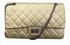Bolsa Chanel Jumbo 2.55 reedição aba dupla em ouro guilted comprar usado  Enviando para Brazil