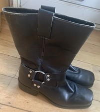 Men black leather for sale  DOWNHAM MARKET