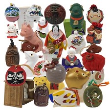 Vintage Feito à Mão Sinos de Vento de Cerâmica Japonesa Furin Clay Bell Decoração para Casa - Escolha 1 comprar usado  Enviando para Brazil