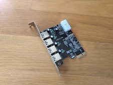 PCI Express Card to 4x external USB 3.0 - PCIe USB3.0 comprar usado  Enviando para Brazil