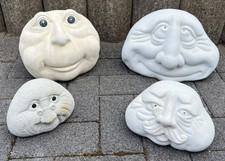 Gartenfiguren gesichter steing gebraucht kaufen  Niederorschel
