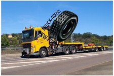Truck Photo, Lkw Foto, VOLVO FH 540 Tieflader, Mentner-Krane comprar usado  Enviando para Brazil