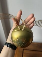 Bola colgante de Navidad Harry Potter Golden Snitch 8 cm recargable con alas segunda mano  Embacar hacia Argentina