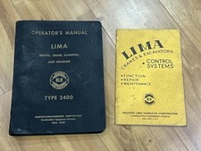 Vintage lima excavator for sale  LEEDS