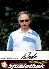 Autogrammkarte trainer alber gebraucht kaufen  Berlin