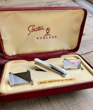 stratton tie clip cufflinks for sale  NEWMARKET