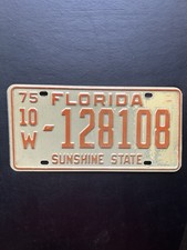 1975 florida license for sale  Merrick