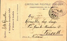Bersaglieri ww1 franchigia usato  Stella