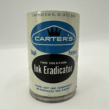 Kit erradicador de tinta vintage Carters 2 soluções dupla finalidade publicidade de metal comprar usado  Enviando para Brazil