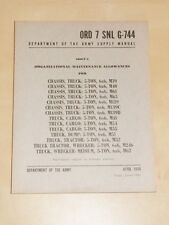Rare Technical Documentation Mechanical Vehicles of the American Army 1962 segunda mano  Embacar hacia Mexico