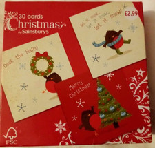 Sainsburys box christmas for sale  BASINGSTOKE