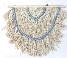 DKD Home Decor Dekoracja ścienna Boho Makrama Zestaw, Bawełniany Rattan, 70x3x85cm na sprzedaż  PL
