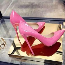 Usado, Sapatos de casamento femininos salto alto salto agulha pontiagudo tamanho grande novo comprar usado  Enviando para Brazil