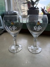 Leffe pint glasses for sale  ST. AUSTELL