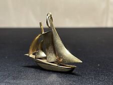 Pingente vintage de veleiro corte ouro amarelo 14k 8,85 gramas - 1,5” comprar usado  Enviando para Brazil