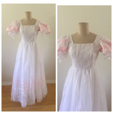 Vintage white pink for sale  Yucaipa