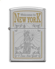 Mechero Zippo Gasolina Nuevo - Welcome To New York Figura de La Liberté, Welcome comprar usado  Enviando para Brazil