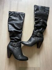 Black boots size for sale  BRAINTREE
