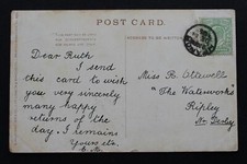 Heanor derbyshire 1905 for sale  EASTLEIGH