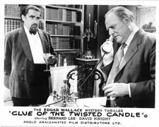 Clue Of The Twisted Candle Edgar Wallace cartão de lobby Bernard Lee Francis De Wolff comprar usado  Enviando para Brazil