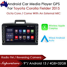 9” CarPlay Android 13 Auto carro estéreo GPS unidade principal para Toyota Corolla Fielder comprar usado  Enviando para Brazil