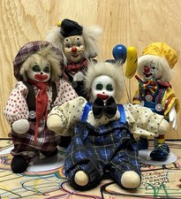Vintage porcelain clown for sale  Brick