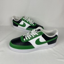 Tênis masculino personalizado Nike SB Dunk verde e preto baixo 11.5 Malarkey Roofing Company, usado comprar usado  Enviando para Brazil