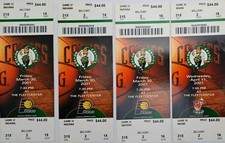 Ticket stubs boston for sale  Woodmere