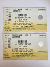 Bloc party original for sale  THORNTON-CLEVELEYS