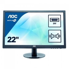 Monitor LED AOC E2275SWJ 22" Full HD VGA DVI HDMI VESA tela recondicionada comprar usado  Enviando para Brazil