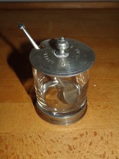 Moutardier confiturier verre d'occasion  Saint-Vallier