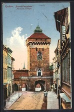 Pocztówka Kraków-Krakow, Brama Floryanska, Torturm  na sprzedaż  Wysyłka do Poland
